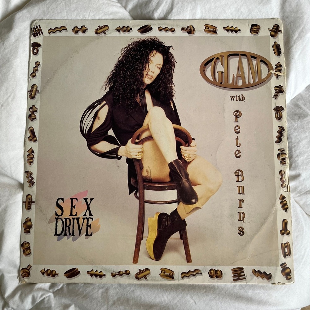 Glam with Pete Burns Sex Drive 12" Vinyl Single 1994 DFC 200 Italian Import